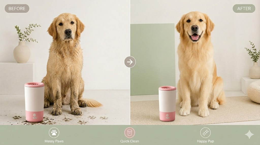 Automatic Dog Paw Cleaner